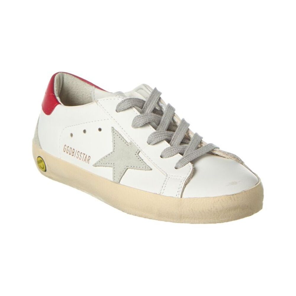Golden Goose Superstar Leather & Suede Sneaker, White